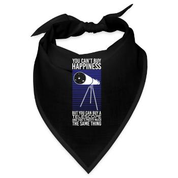 Astronomie - You Can't Buy Happiness - Bandana - Schwarz - Vorne