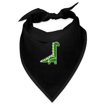 Dino - Bandana - Schwarz - Vorne