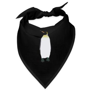 Kaiser Pinguin - Bandana - Schwarz - Vorne