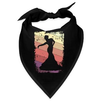 Tanzen Tänzerin - Bandana - Schwarz - Vorne