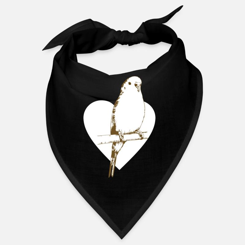 Süßer Kernbeißer auf Herz Bandana