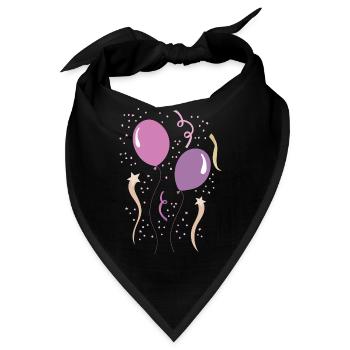 Party Ballons - Bandana - Schwarz - Vorne