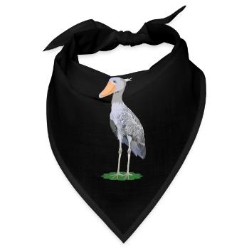 Steffen, Schuhschnabel - Bandana - Schwarz - Vorne