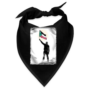 Palästina-Flagge Lives Matter P9 - Bandana - Schwarz - Vorne
