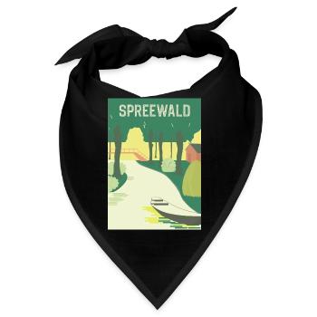 Spreewald Vintage - Bandana - Schwarz - Vorne