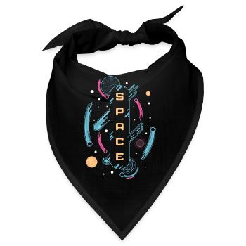 Kosmos - Bandana - Schwarz - Vorne