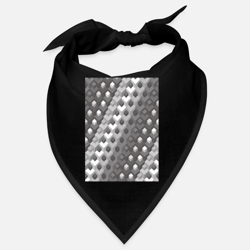 Grayscale gradient Left turn Bandana