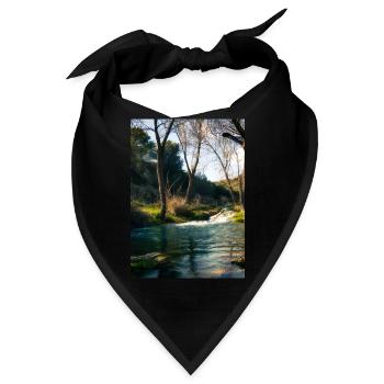 Forest River Wasserfall - Bandana - Schwarz - Vorne