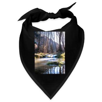Forest River Wasserfall - Bandana - Schwarz - Vorne