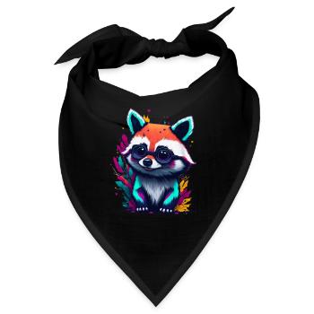 Racoon 1 - Bandana - Schwarz - Vorne
