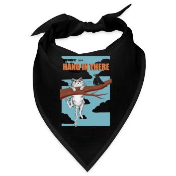 Hang in there 08 - Bandana - Schwarz - Vorne