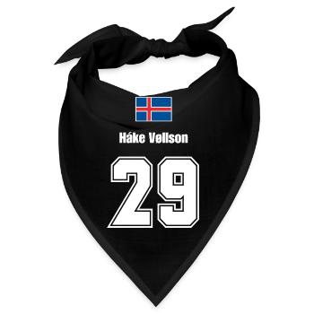 Island Trikot Nr.29 - Bandana - Schwarz - Vorne