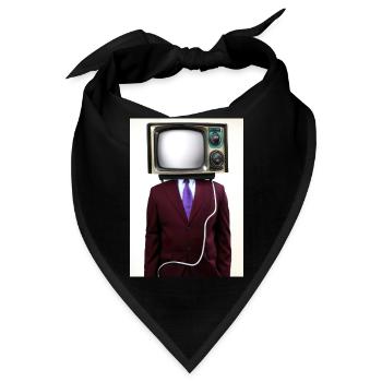 Anzug Tube TV Mann - Bandana - Schwarz - Vorne