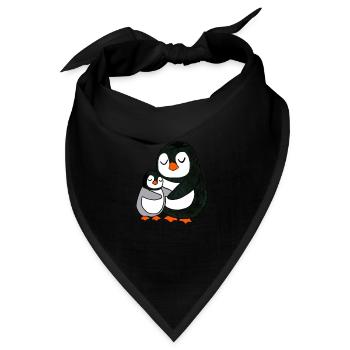 Pinguin United - Bandana - Schwarz - Vorne
