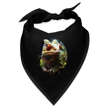 Chameleon - Bandana - Schwarz - Vorne