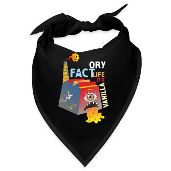 FAKT LEBEN IT S VANILLE Teil 2 - Bandana - Schwarz - Vorne