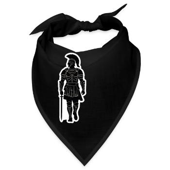 Römischer Centurio-Offizier - Bandana - Schwarz - Vorne