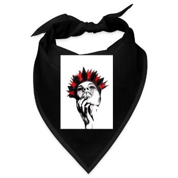 Demon Girl - Bandana - Schwarz - Vorne