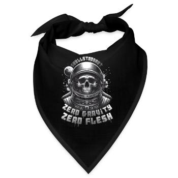 Skull Astronaut: Skullstronaut, Schwerelosigkeit - Bandana - Schwarz - Vorne