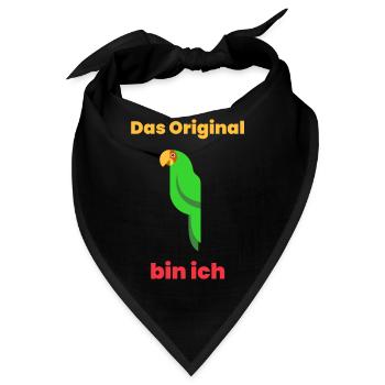 Das Original bin ich - Bandana - Schwarz - Vorne