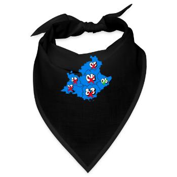 PACA-Region - Bandana - Schwarz - Vorne