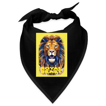 KÖNIGLICHES BIEST - Bandana - Schwarz - Vorne