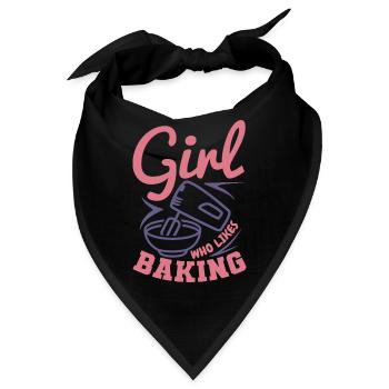 Bäckerin - Bandana - Schwarz - Vorne