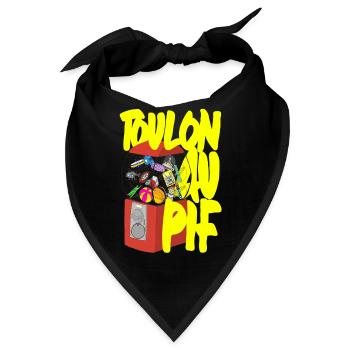 Toulon im Pif - Bandana - Schwarz - Vorne