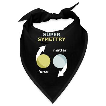Theorie der Supersymmetrie - Bandana - Schwarz - Vorne