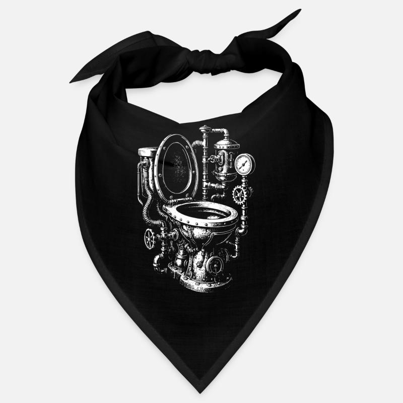 Steampunk Toilet Engine Bandana