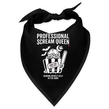 Scream Queen Halloween Chaos - Bandana - Schwarz - Vorne