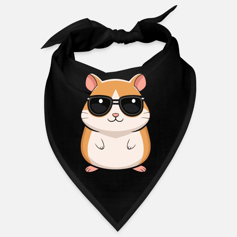 Hamster Cool à Lunettes de Soleil Bandana