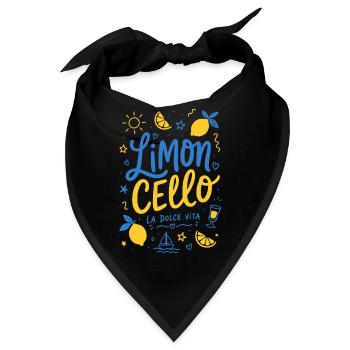Limoncello - La dolce vita - Bandana - Schwarz - Vorne