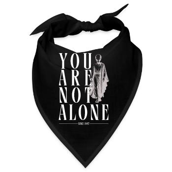 You Are Not Alone Grey Alien - Bandana - Schwarz - Vorne