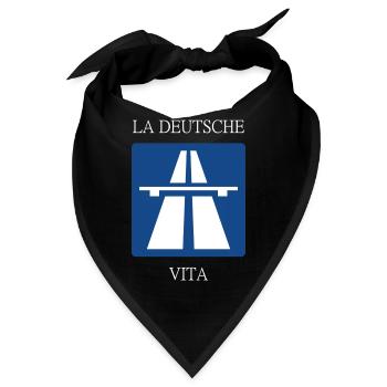La deutsche Vita - Bandana - Schwarz - Vorne