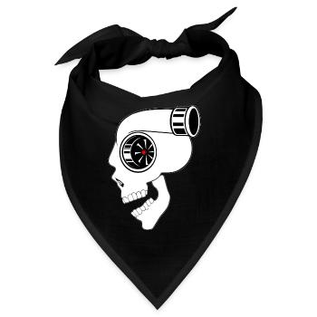 Skull Turbo - Bandana - Schwarz - Vorne