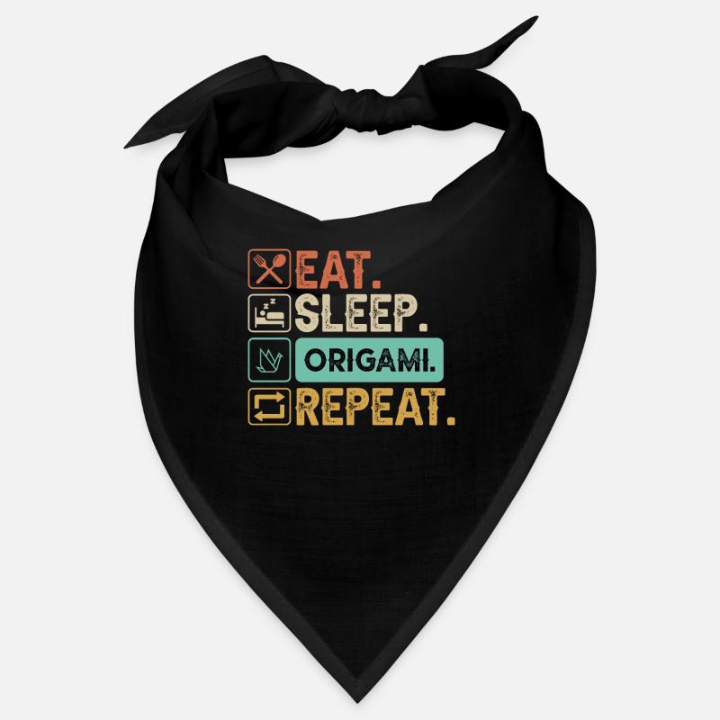 Origami Crafting Master Folding Technique Art Paper Bandana
