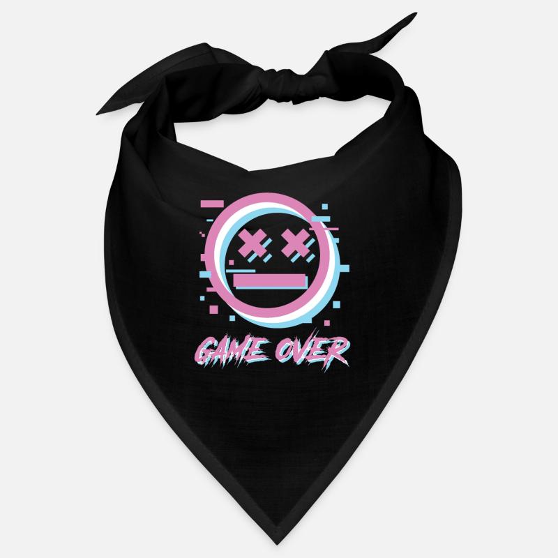 Game Over Retro Schriftzug Bandana