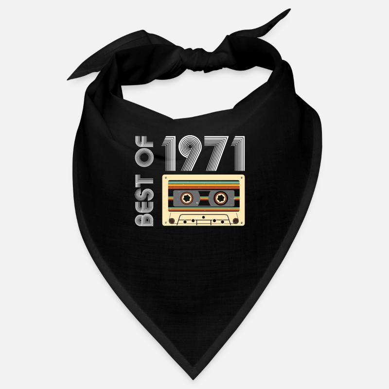 Anniversaire 1971 71 Vintage Rétro Vintage Cadeau Bandana