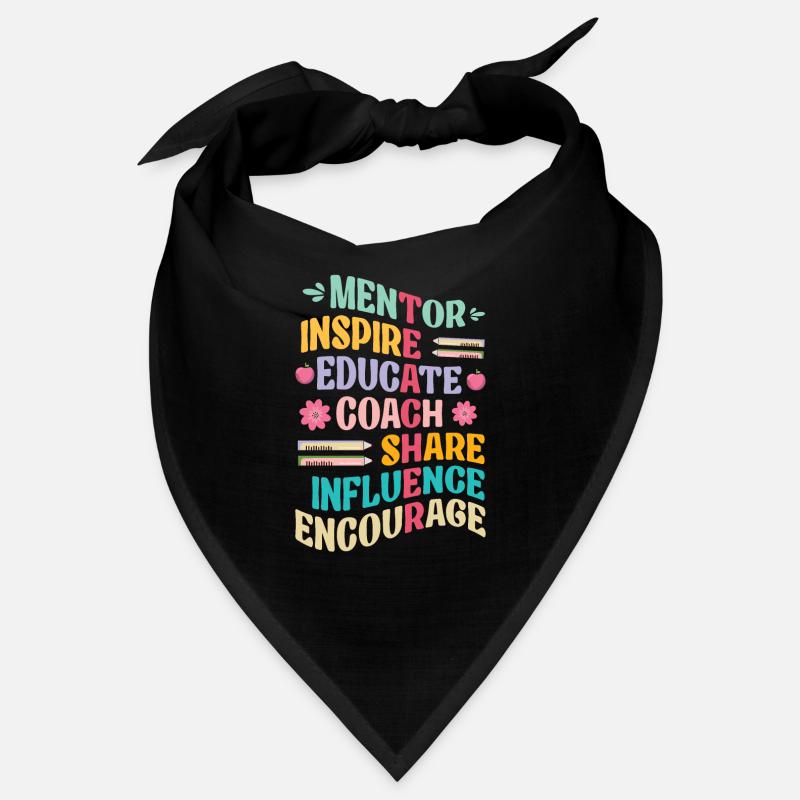 SUPER LEHRER KRAFT LEHRERIN POWER SPRÜCHE MOTIV Bandana