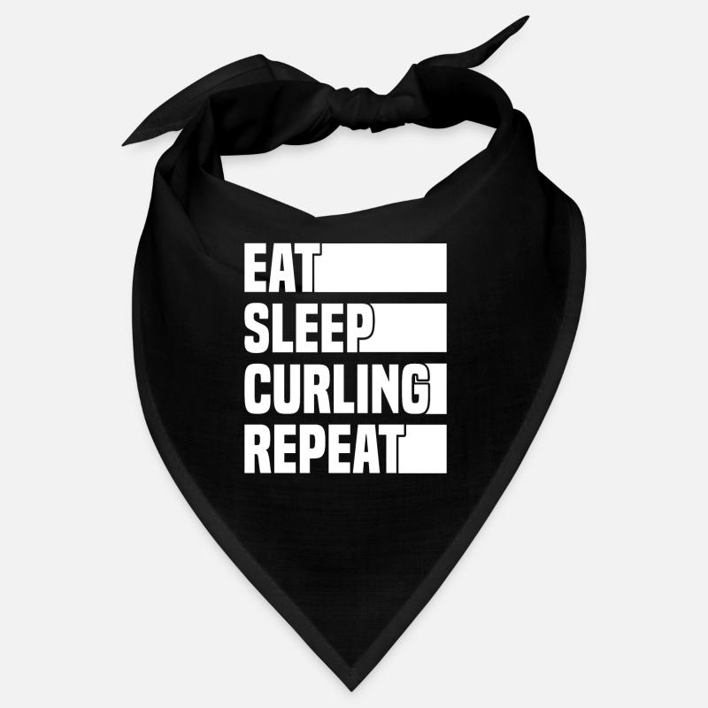 Curlingspieler Stockschießen Curling Geschenk Bandana