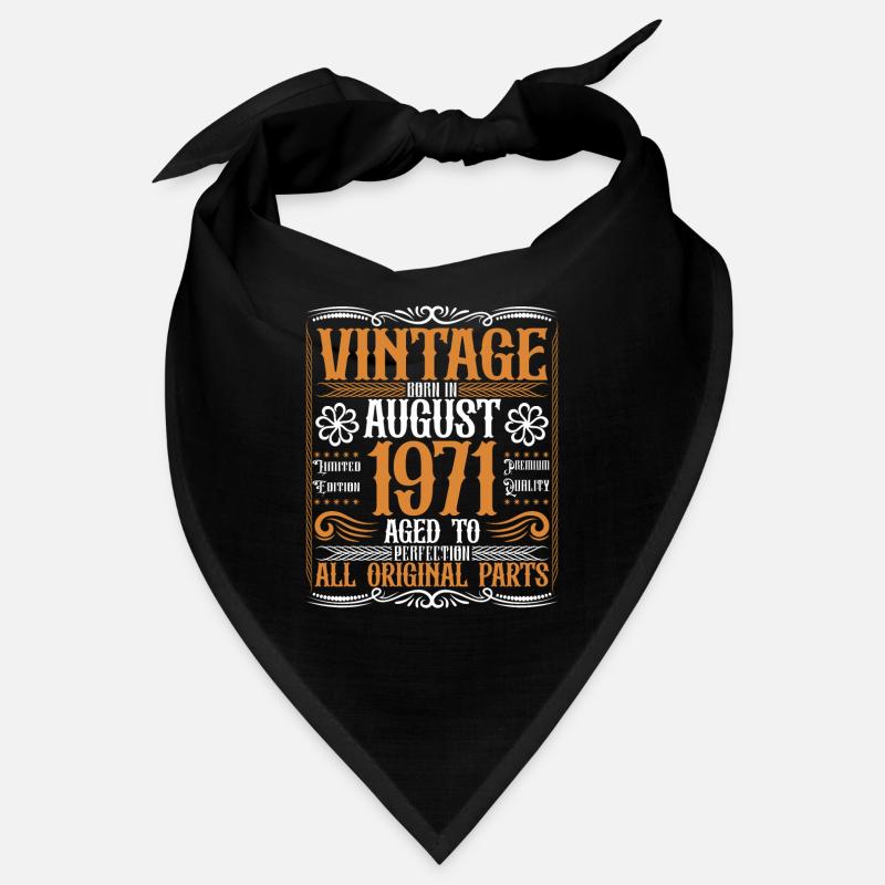 1971 August Birthday Legends werden 1971 geboren Bandana