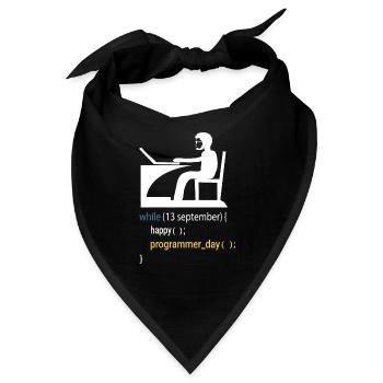 Softwareentwickler Programmierer Geschenk - Bandana - Schwarz - Vorne