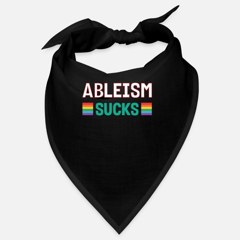 Stop ableism supports autistic people Bandana