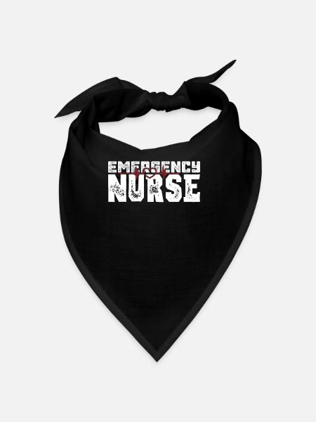 Ambulance Service Paramedic Nurse - Bandana - black