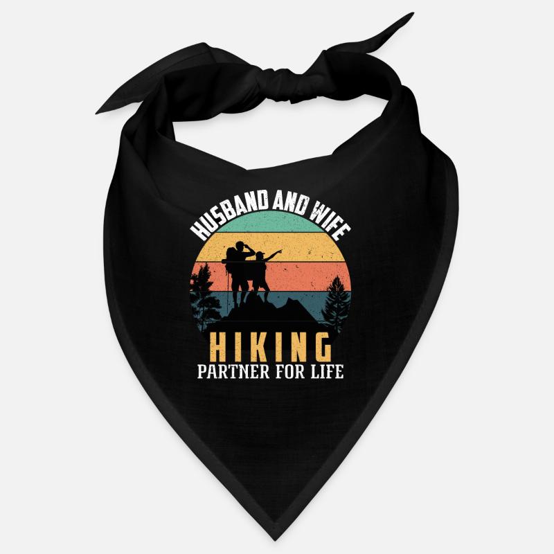 Paar Klettern Ehemann Ehefrau Wandern Bergsteigen Bandana