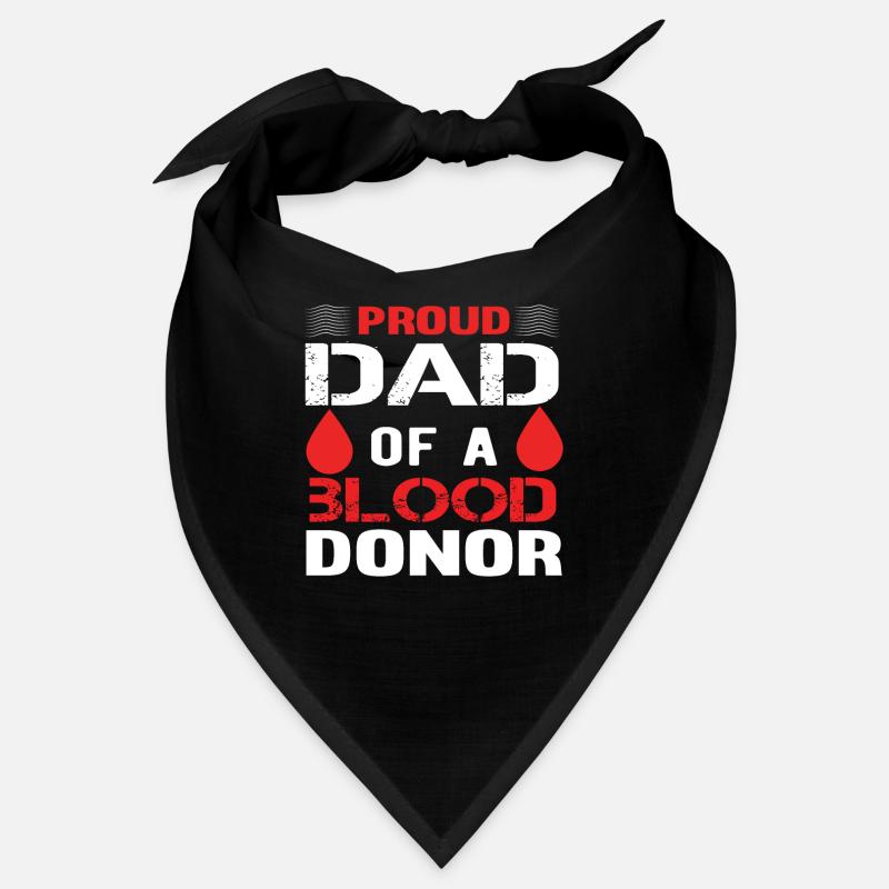 Blutspende Blutspenden Blutspender Vater Sohn Bandana