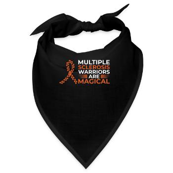 Multiple Sklerose Awareness - Bandana - Schwarz - Vorne