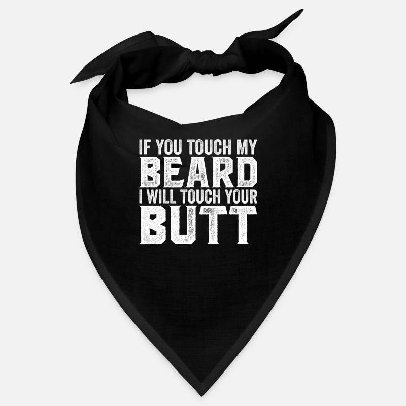 Vollbart und Bartträger Barthaare Schnauzbart Bandana