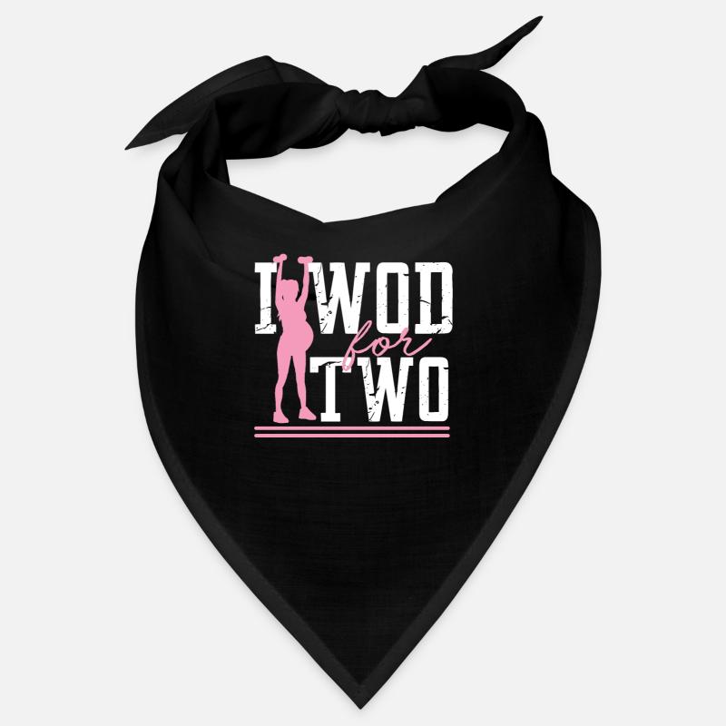 I WOD For Two Pregnancy Workout Buddy Maternity Bandana